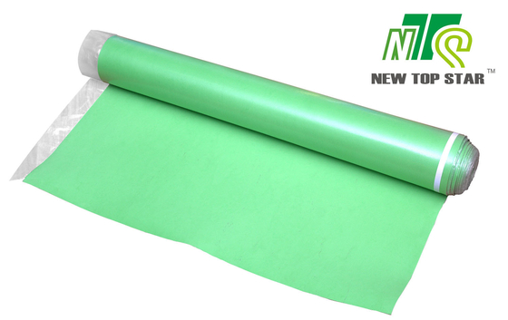 2mm Thick IXPE Laminate Flooring Underlayment 33kgs/M3 Green For All Floor