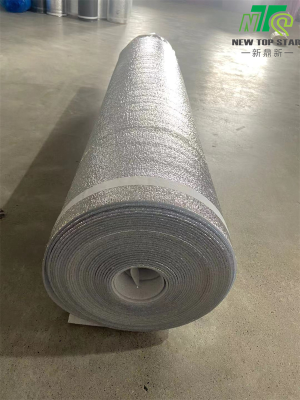 100 Sq. Ft. Laminate Floor Underlay 3 In 1 Foam Underlayment With Silver Vapor Barrier