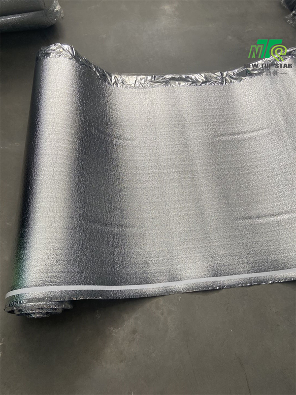 100 Sq. Ft. Laminate Floor Underlay 3 In 1 Foam Underlayment With Silver Vapor Barrier