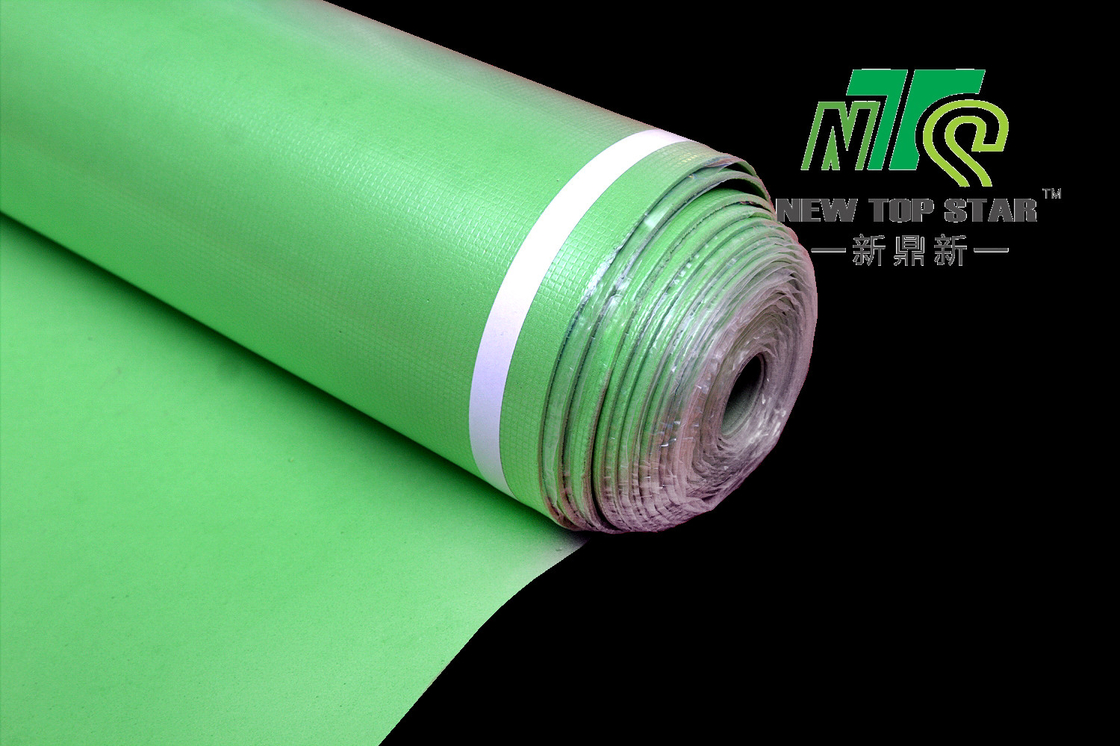 2mm Thick IXPE Laminate Flooring Underlayment 33kgs/M3 Green For All Floor