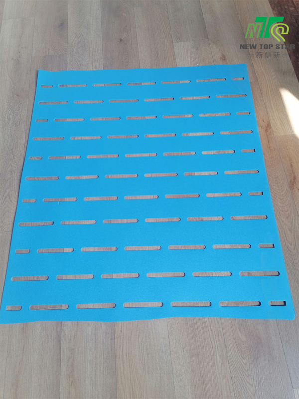 Orange IXPE Foam Underlayment 2mm Durable Slotted With Hole