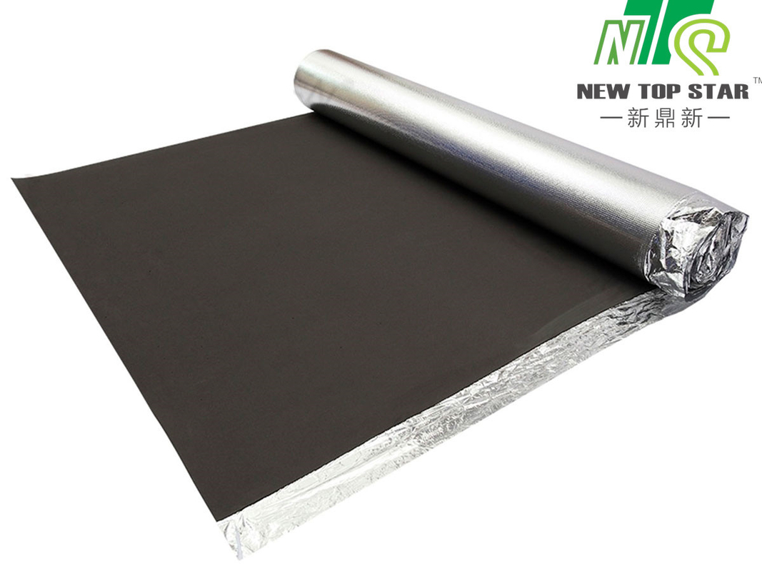 3mm EVA Acoustic Floor Underlayment 3 In 1 Foam Rubber Underlay With Foil Barrier