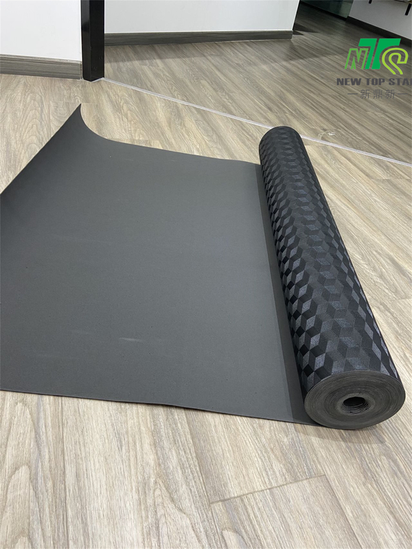Embossed SPC Flooring Underlayment Polyethylene 1.5 Mm Vinyl Underlay